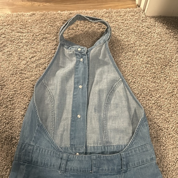 Free People Denim Halter Top Dress - Picture 4 of 5